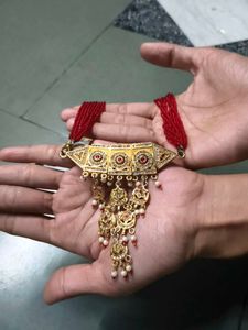 Stunning Gold Plated Kundan Necklace