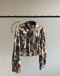 Floral Tie Shirt