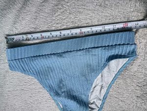 Blue Textured 🤎newBikini Bottom