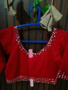 Stunning Embellished Ethnic Blouses pack of 2