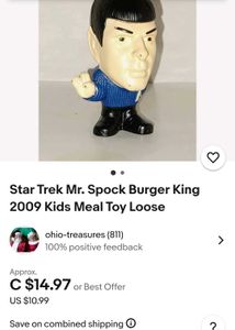 Star Trek Spock Bobblehead Figure