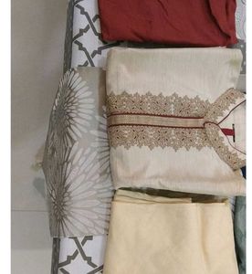 jents  kurta with 2bottom