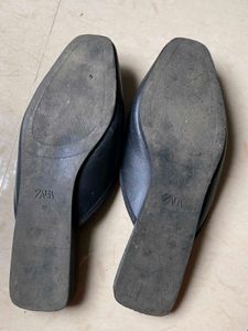 ZARA Black Ballet Flats