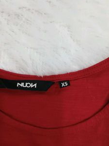 Solid Red Pocket T-Shirt