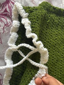 Handmade Green Crochet Top