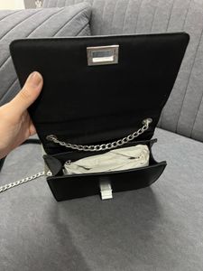 Black Chain Strap Crossbody Bag