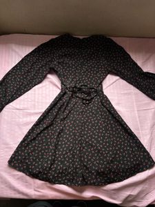 Vintage Floral Print Dress