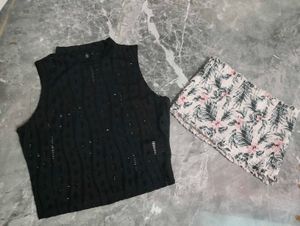 Chic Black Sleeveless Top