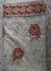 Elegant Embroidered Dress Material Set