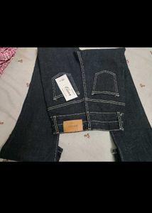High-Waisted Flared Jeans