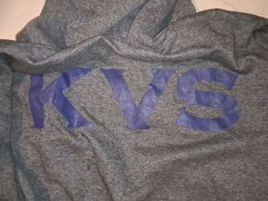 Kendriya Vidyalaya Grey Zip-Up Hoodie