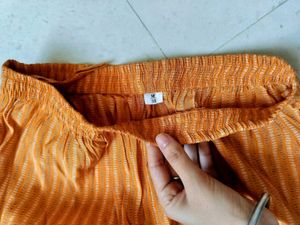 Designer Orange Kurta Set with Pants