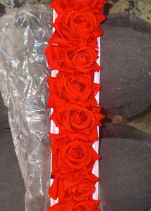 Red Rose Flower Hair clips
