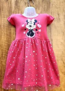Minnie Mouse Pink Tulle Star Dress