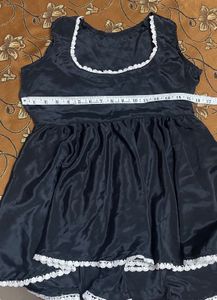 Black Kurta Set with Farshi Salwar