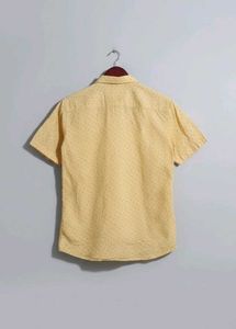 Yellow Polka Dot Casual Shirt