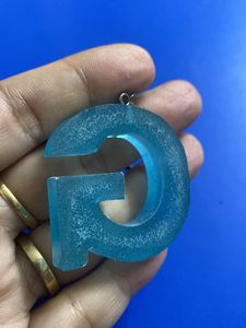 Resin G Letter Keychain Combo