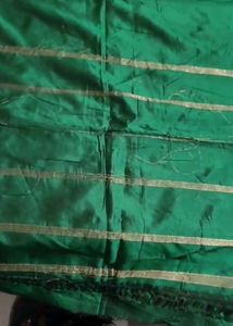 Elegant Green Silk Saree