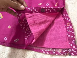Bandhni Short Kurti /top