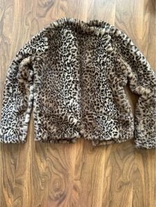 Next Leopard Print Faux Fur Jacket