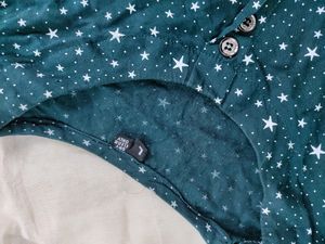 Green Star Pattern Top 🌟