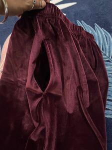 Elegant Velvet coord set with Embroidery
