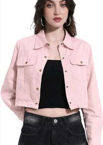 Girls crop Soft denim Jacket