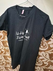 Black "Little Sunshine" T-Shirt