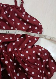 Chic Polka Dot Ruffle Dress