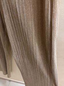 Gold Festive Straight Pants
