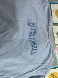 Light Blue Cinnamoroll Graphic T-Shirt