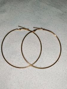 Golden Hoop Earrings For Women