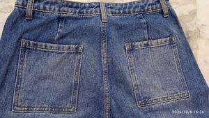 Savana Blue Denim Cargo Jeans