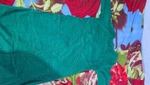 Embroidered Teal Kurta Set