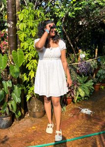 Chic White Mini Dress