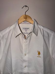 US Polo Assn White Men's Shirt
