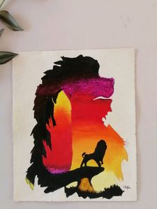 Acrylic Painting For Showpiece