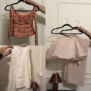 Combo of 3 items ( 1 Coord set, skirt & top)
