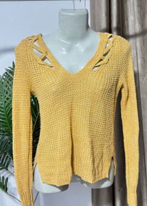🔆Yellow Knit Sweater 🔆