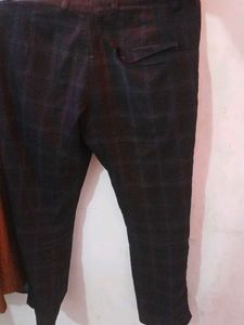 Checkered Casual Trousers