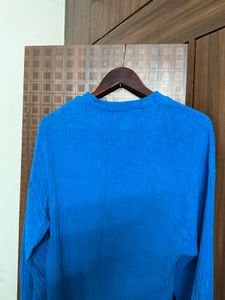 Blue Drop shoulder Top  💙
