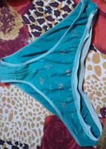 Teal Floral Panties