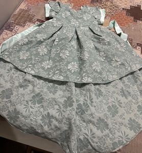 Beautiful Brocade Floral Dress