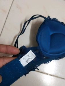 Sexy Navy Lace Push-Up Bra