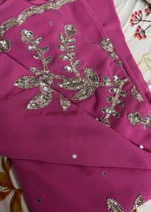 BARBIE CODED CHATAPATA HEAVY SAREE Y2K