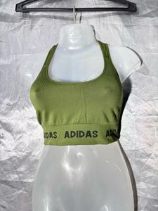 Adidas Sports Bra Olive Green