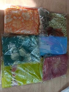 New Assorted Sarees - Set of 6