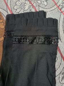 women’s Black Pullover Sweater and pant set