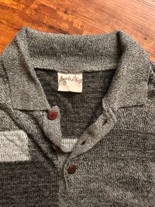 Geometric Pattern Knit Sweater