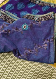 Net And Georgget Party Wear Saree